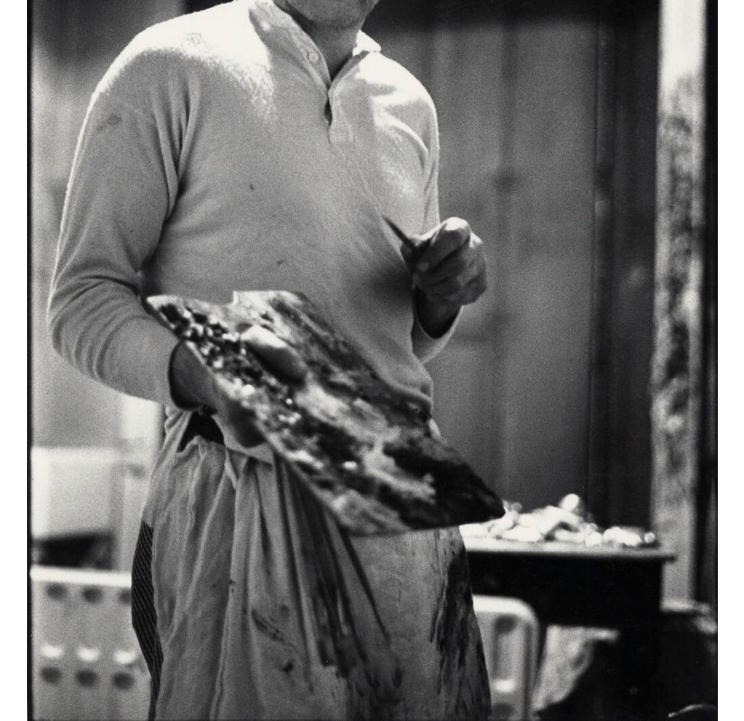 Lucian Freud, by Harry Diamond, gelatin silver print, 9 November 1969, 11 1-2 in. x 7 1-2 in. - 293 mm x 191 mm - image size, Bequeathed by Harry Diamond, 2012