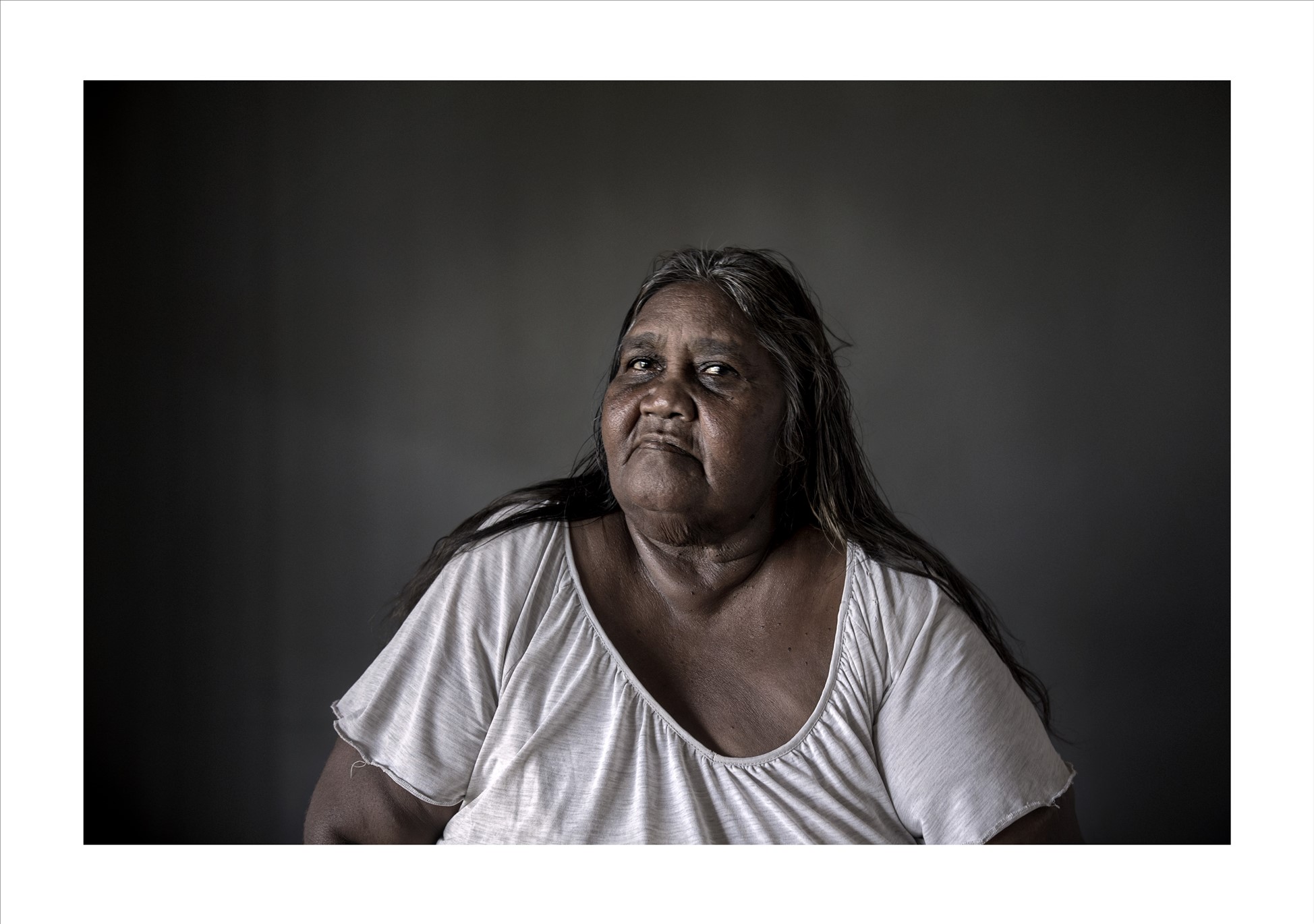 David Prichard, Mildred Burns, Gkuthaarn Woman; Merna Beasley, Kurtijar Woman from the series Tribute to Indigenous Stock Women © David Prichard