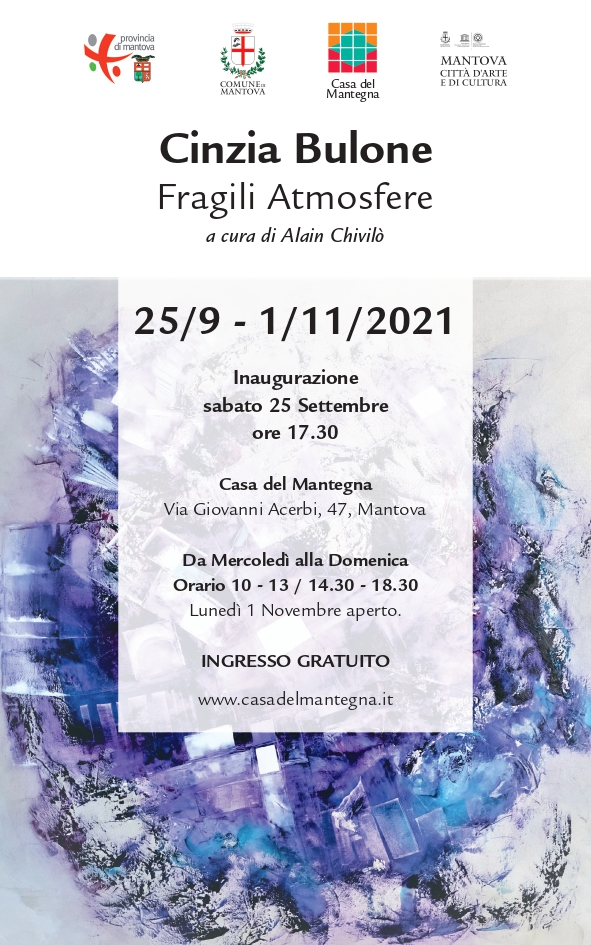 Invito Cartaceo_Fragili Armosfere a cura di Alain Chivilò_Casa del Mantegna 2021