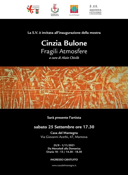 Cinzia Bulone Invitation to Visit
