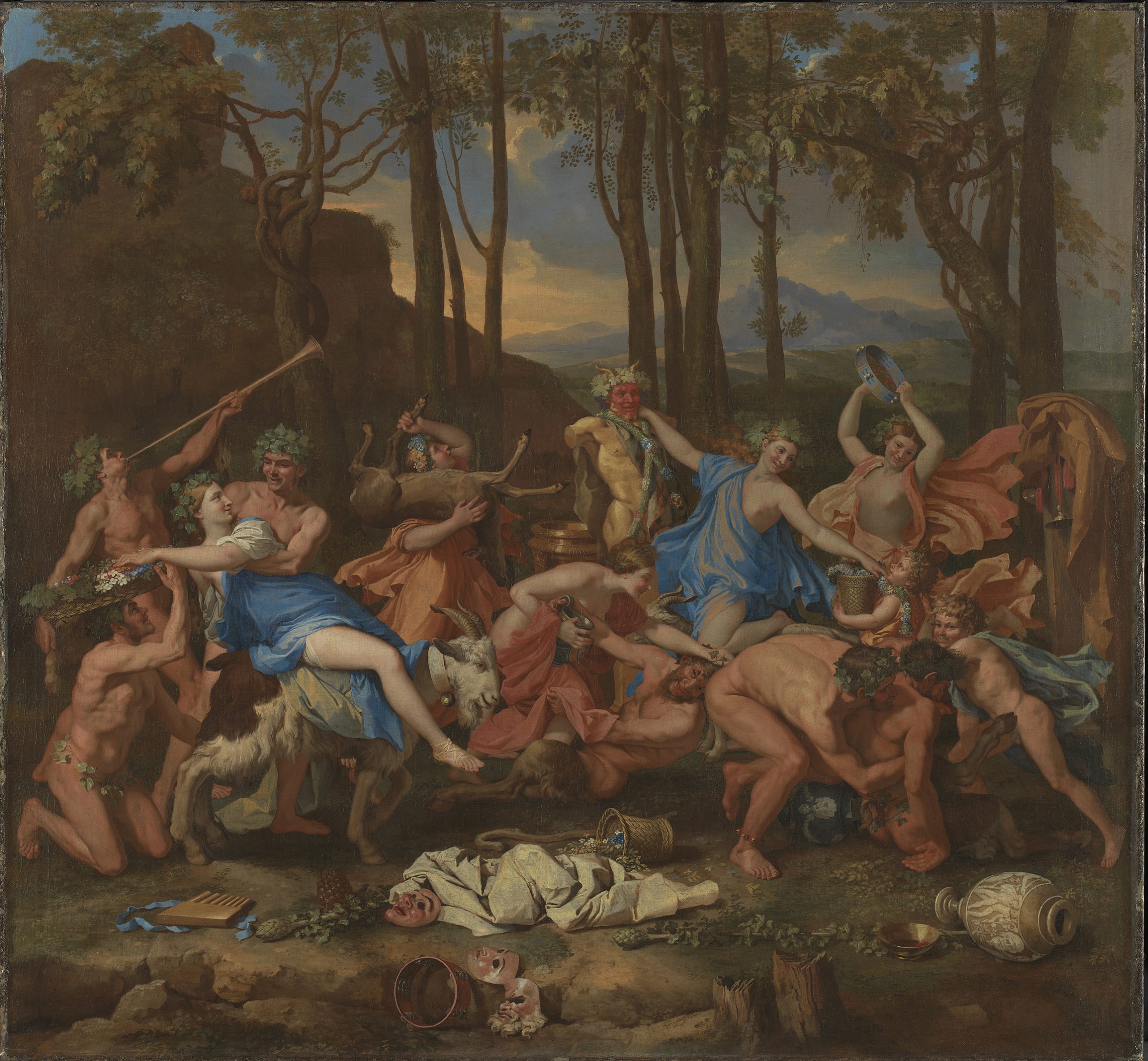Nicolas Poussin, The Triumph of Pan, 1636, Oil on canvas, 135.9 x 146 cm, © The National Gallery, London