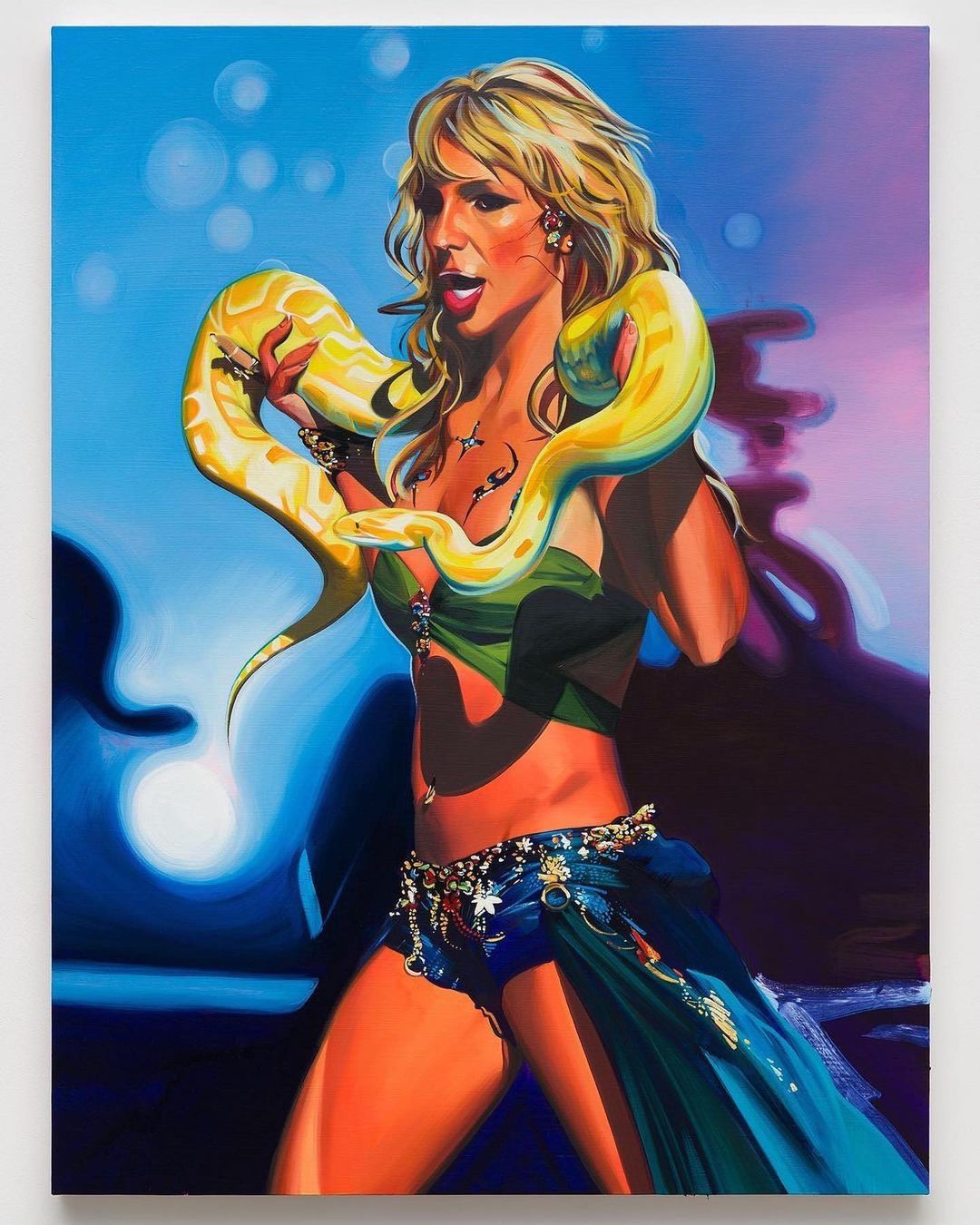 Sam McKinniss Britney Spears, 2021, Art Basel Miami Beach