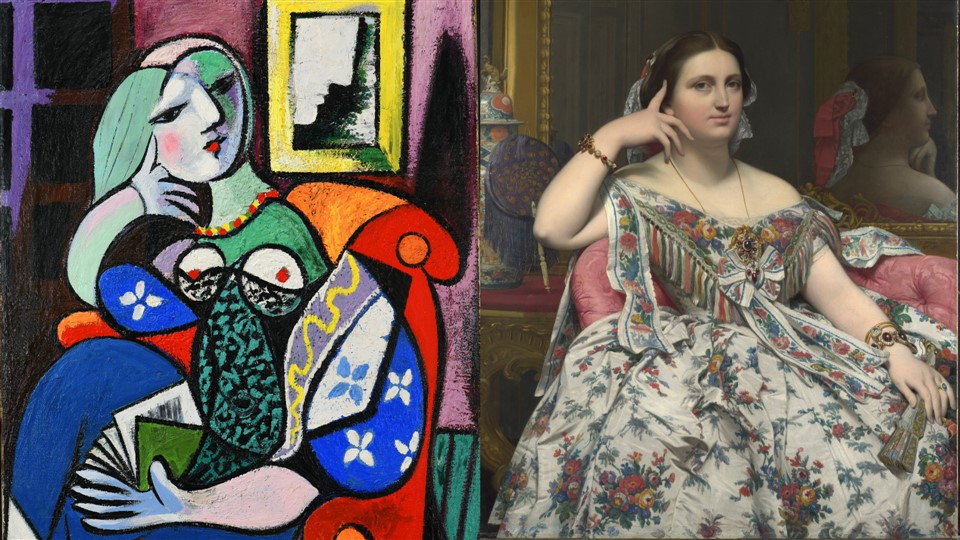 Picasso Ingres in diaologue