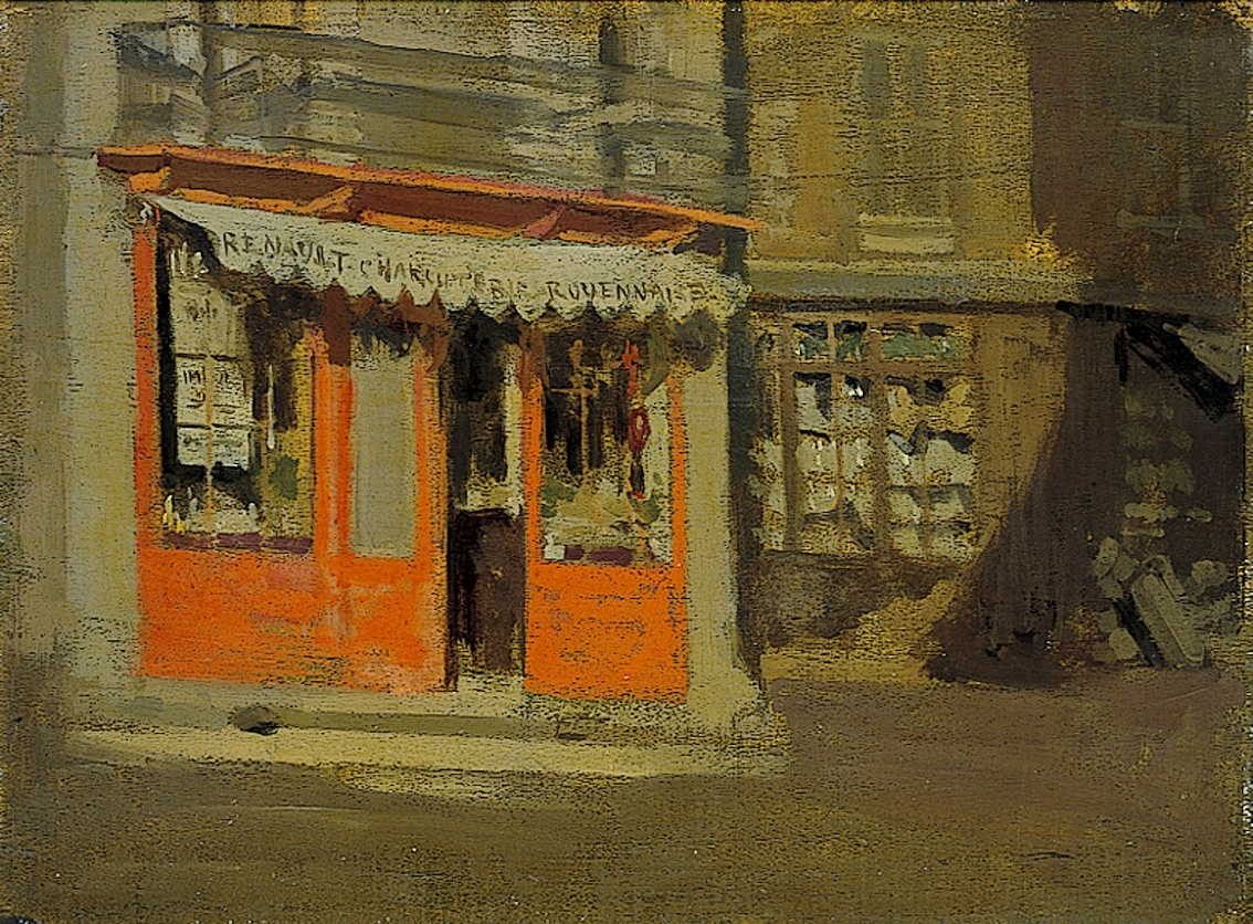 Walter Richard Sickert The Red Shop (or The October Sun) c.1888 Norwich Castle Museum & Art Gallery, Norfolk Museums Service