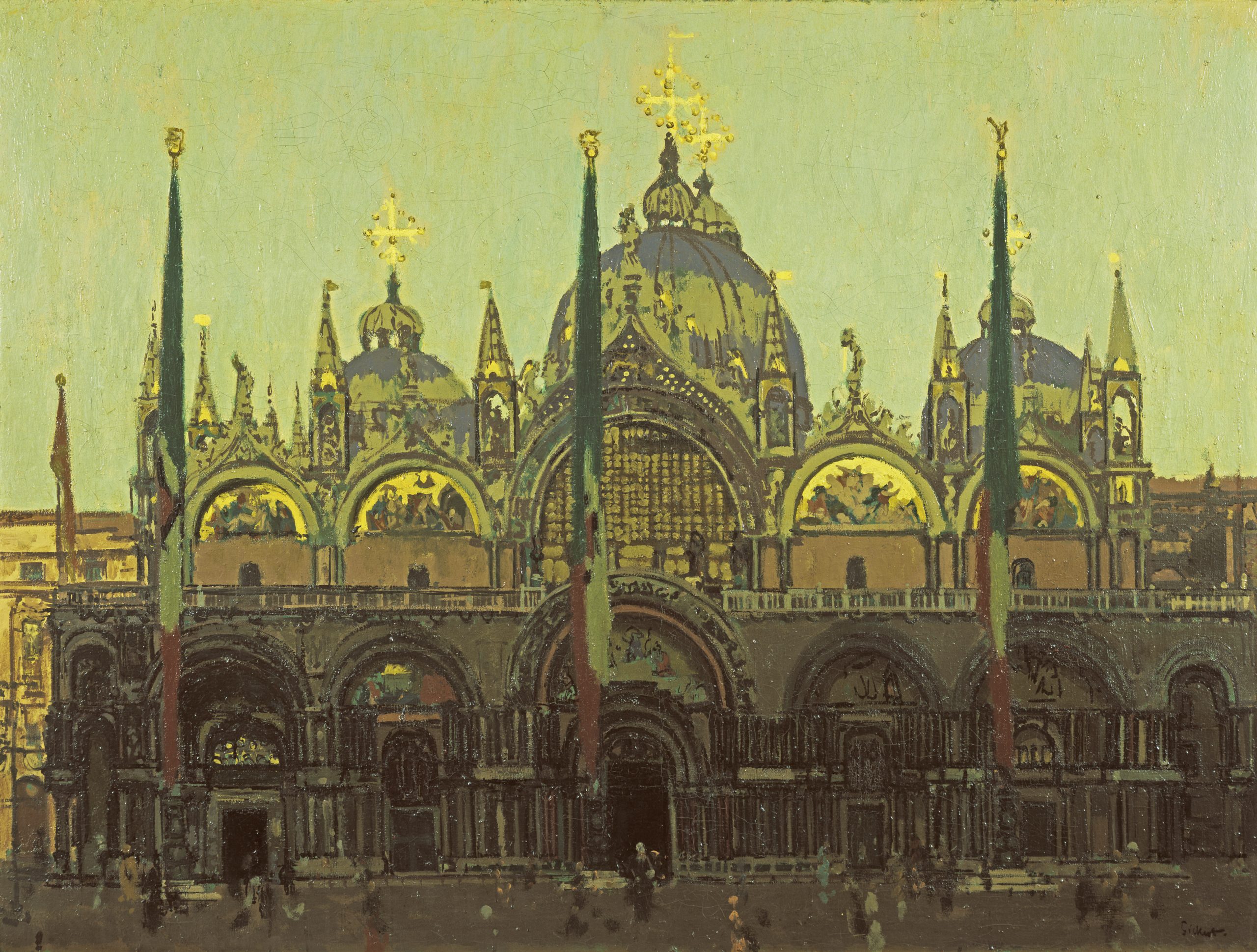 Walter Sickert -  St Mark's, Venice (Pax Tibi Marce Evangelista Meus) 1896 Tate Bequeathed by General Sir Ian Hamilton GCB, GCMG, DSO 1949