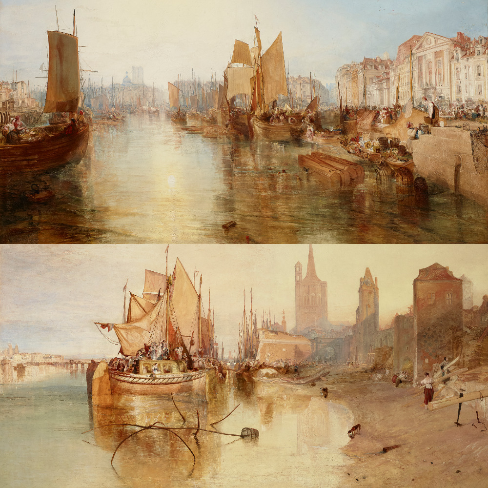 Joseph Mallord William Turner, Harbour of Dieppe - Cologne, the Arrival