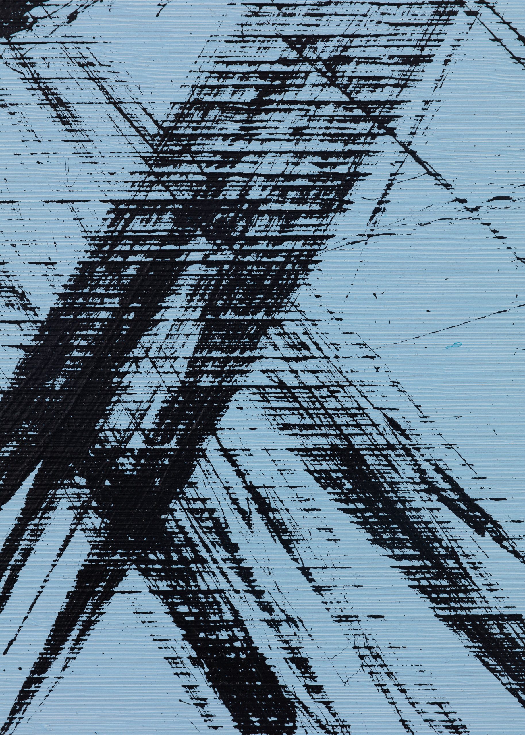 Hans Hartung T 1982 - R 17, 1982, Acrylic on canvas, Edition Unique, 60.0 x 81.0 (cm) - 23.6 x 31.9 (in), detail, USD 100,001 – 200,000, @ Perrotin
