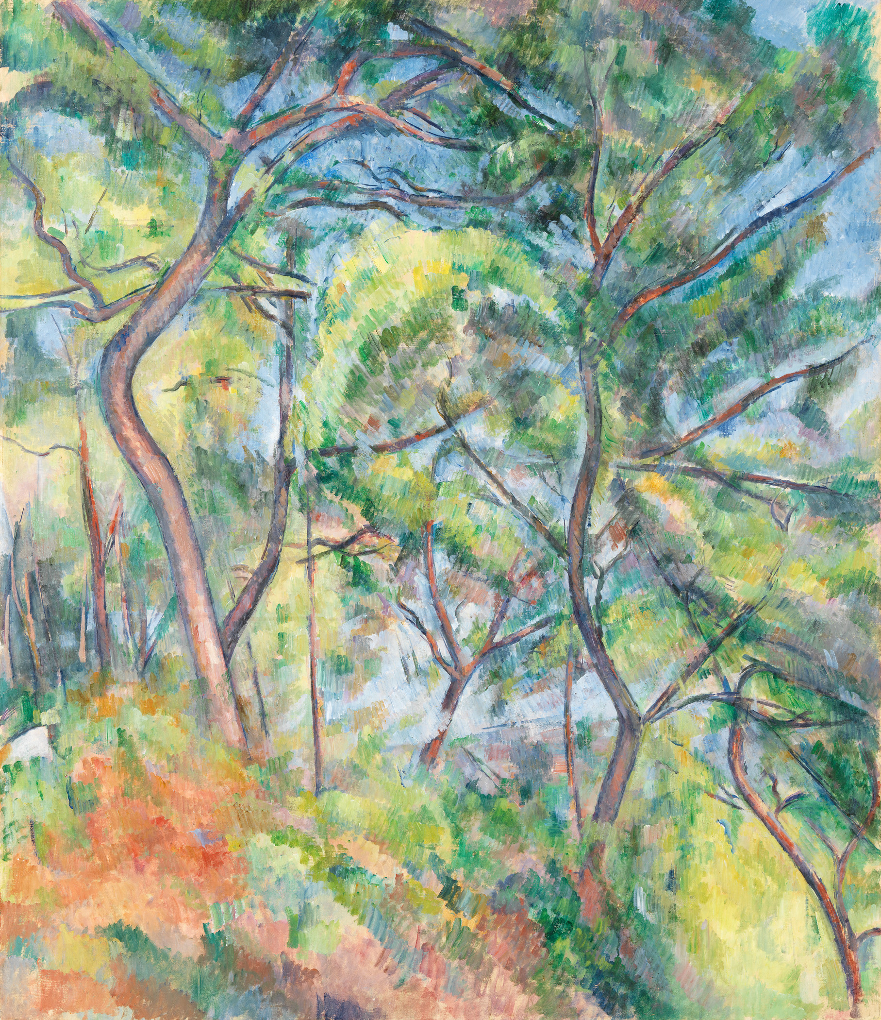 Paul Cezanne - Sous-Bois 1894. Los Angeles County Museum of Art, Wallis Foundation Fund in memory of Hal B. Wallis