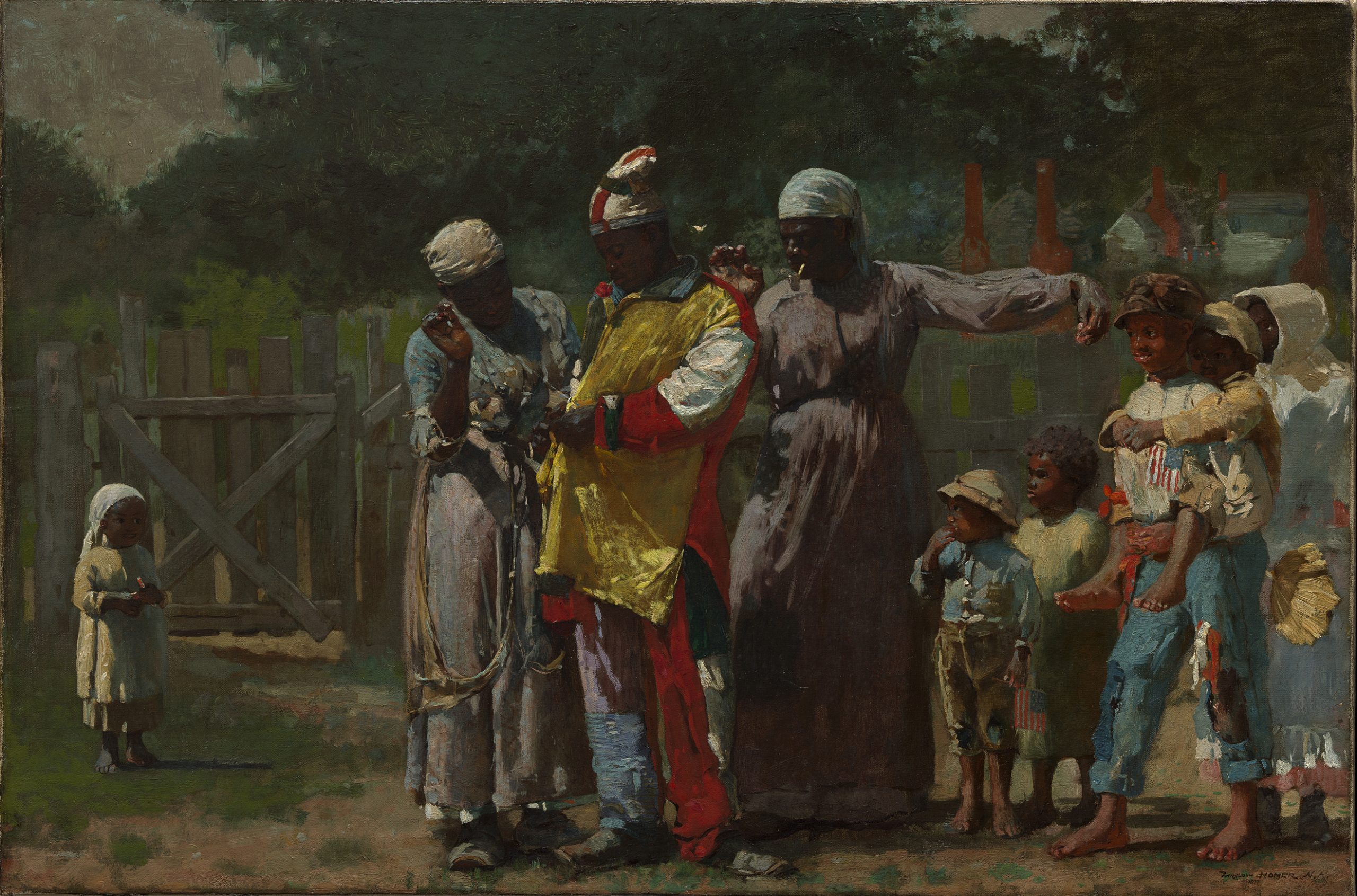 Winslow Homer Dressing for the Carnival, 1877, Oil on canvas, 50.8 x 76.2 cm, The Metropolitan Museum of Art, New York			
Amelia B. Lazarus Fund, 1922 22.220			
© The Metropolitan Museum of Art, New York