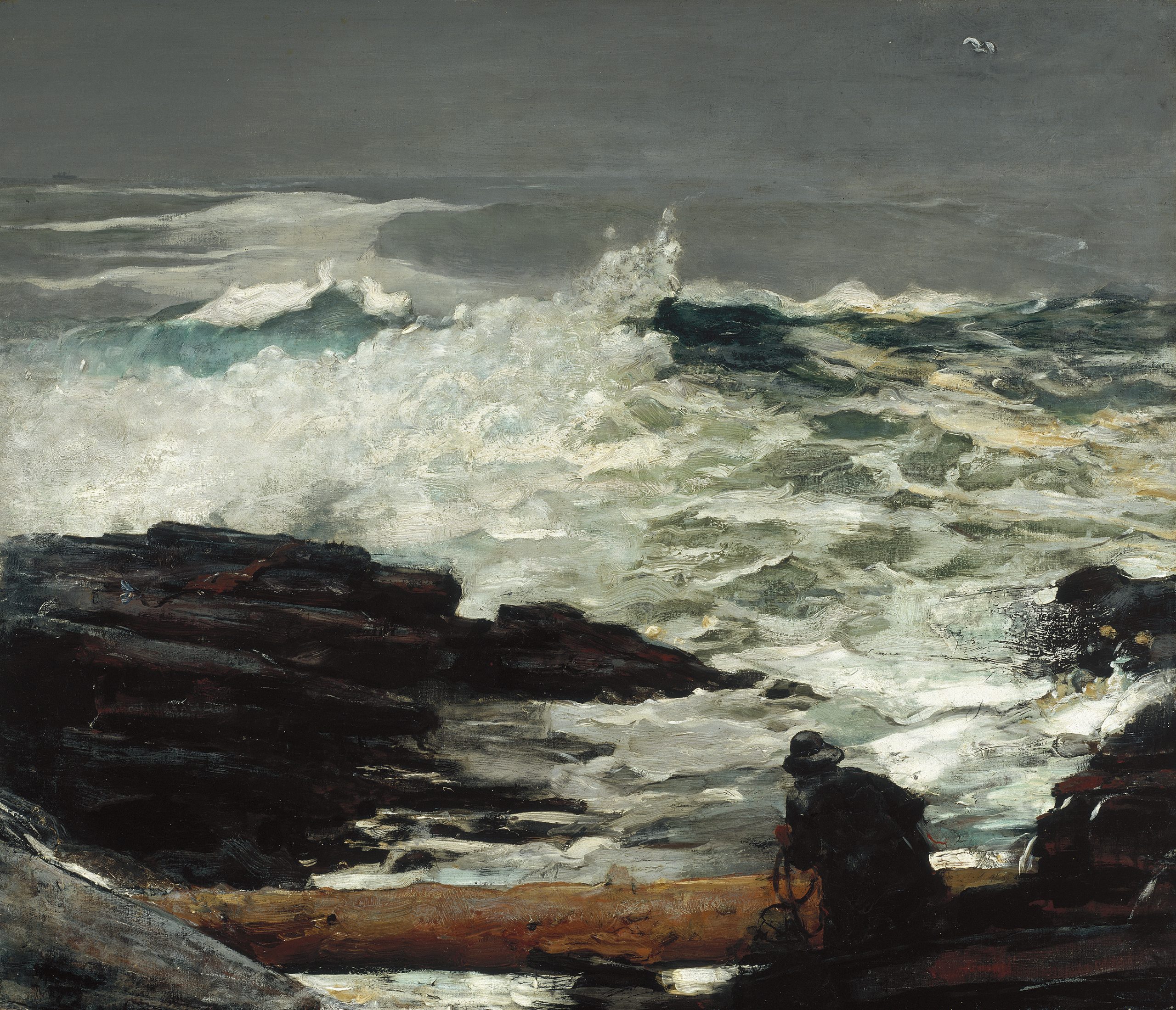 Winslow Homer Driftwood, 1909, Oil on canvas, 62.2 x 72.4 cm, Museum of Fine Arts, Boston, Massachusetts
Henry H. and Zoe Oliver Sherman Fund and other funds 1993.564
© Museum of Fine Arts, Boston, Massachusetts