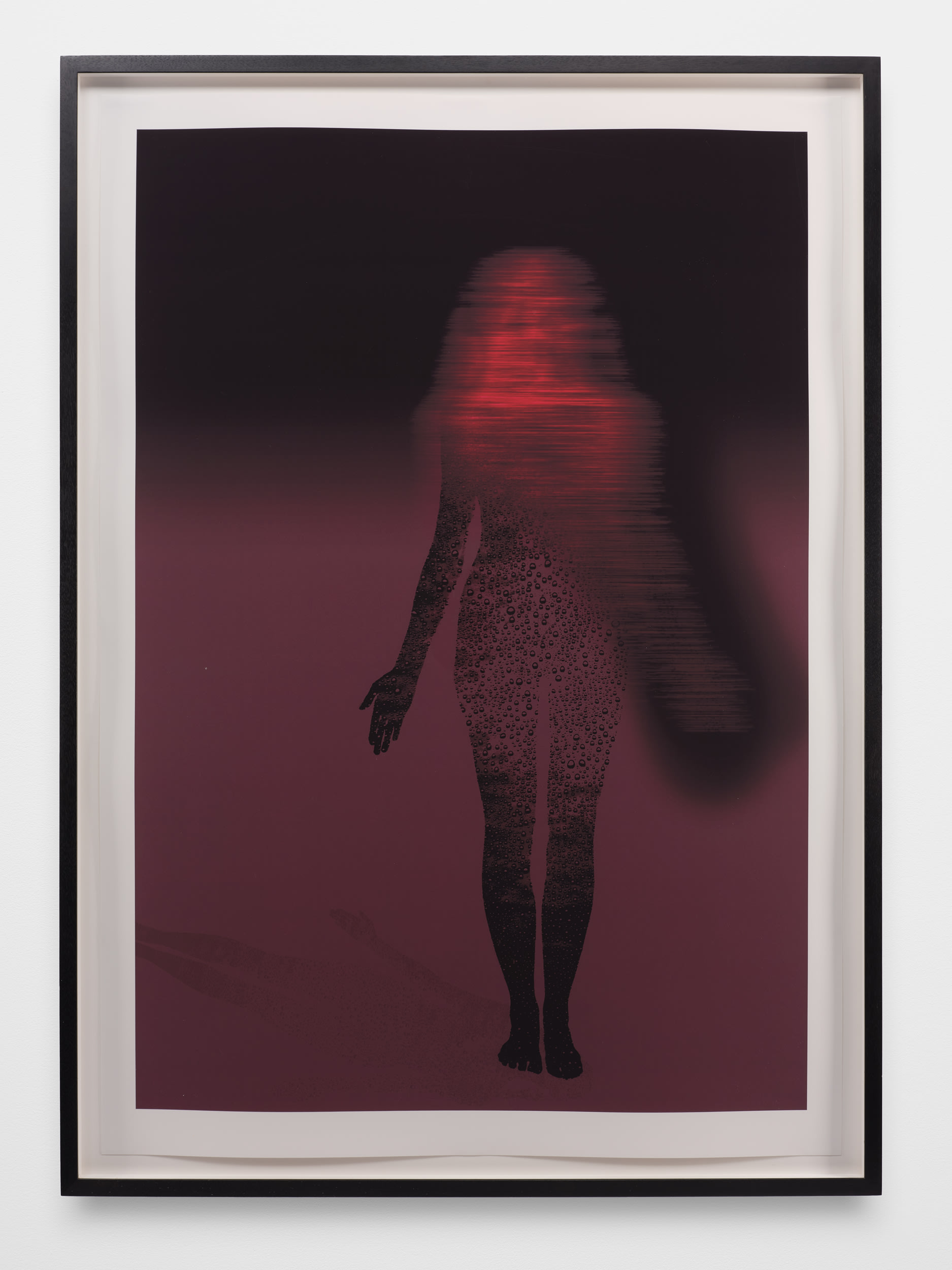 Lynn Hershman Water women red – Violet Shadow, photography digital print, edition 1-8 - 123.2 x 88.6 (cm), 48.5 x 34.9 (inch), USD 25,001 – 50,000 at Altman Siegel