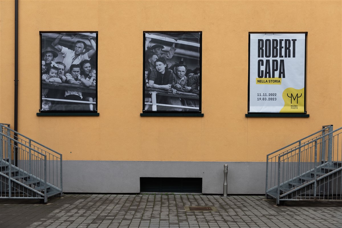 Robert Capa, Milano, Mudec, Foto allestimento @Carlotta Coppo