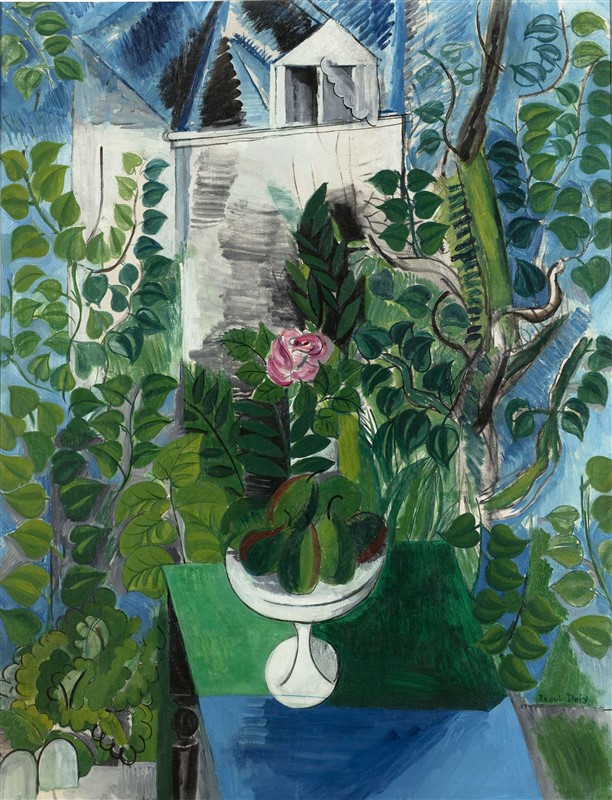 Dufy Raoul Casa e giardino, 1915, Olio su tela, 117x90 cm, MAM Paris. Paris Musées - Musée d'Art Moderne. Droits d'auteur © ADAGP © Raoul Dufy by SIAE 2022