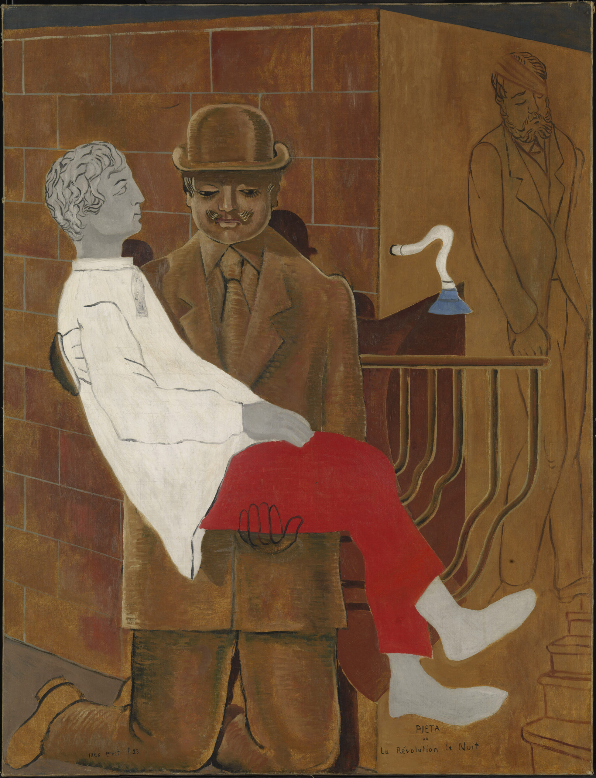 Max Ernst Pietà o La rivoluzione la notte, 1923 Olio su tela, 116,2 x 88,9 cm, Tate, acquisito nel 1981. Copyright Tate, London, 2022. Copyright Max Ernst by SIAE 2022