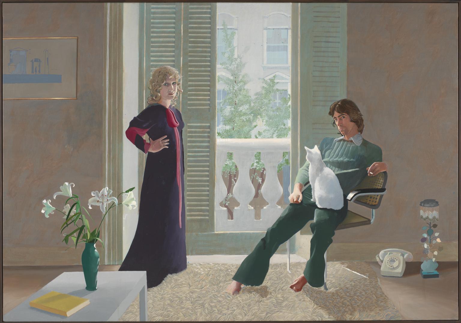 Mr and Mrs Clark and Percy 1970-1 by David Hockney