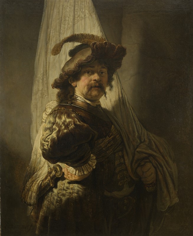 Rembrandt The Standard Bearer (1636), Rijksumeum