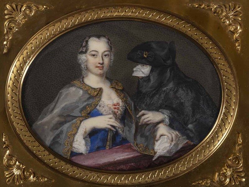 Rosalba Carriera, Coppia durante il carnevale, collezione privata