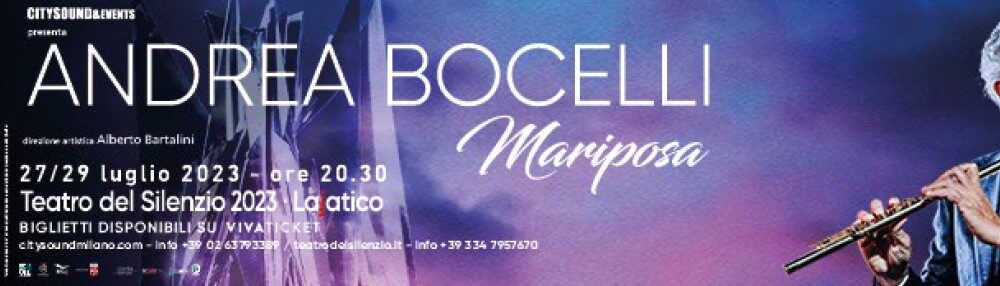 Mariposa per Andrea Bocelli