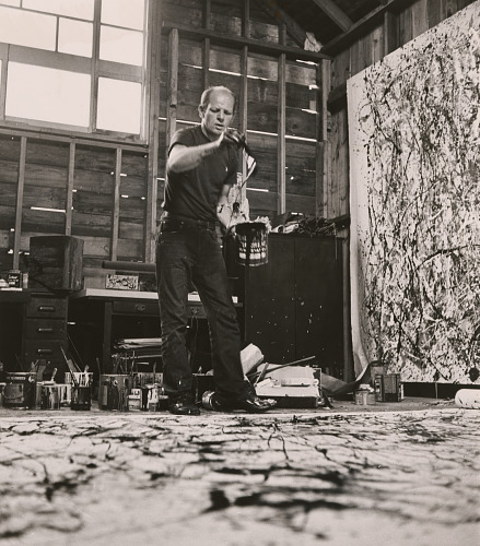 Jackson Pollock, 1950, National Portrait Gallery, Smithsonian Institution; gift of the Estate of Hans Namuth, © Hans Namuth Ltd, 2