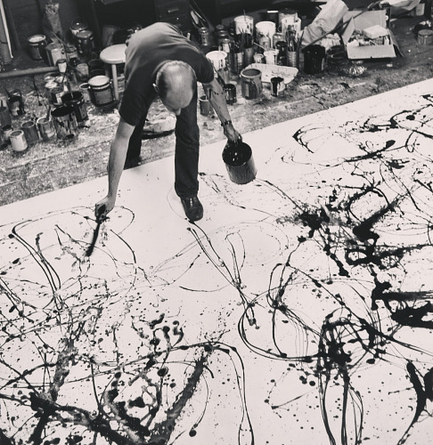 Jackson Pollock, 1950, National Portrait Gallery, Smithsonian Institution; gift of the Estate of Hans Namuth, © Hans Namuth Ltd, 3
