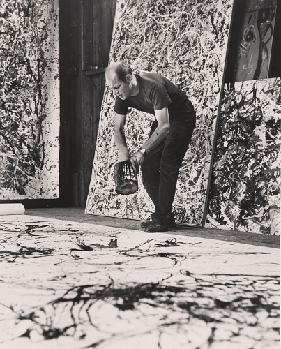 Jackson Pollock, 1950, National Portrait Gallery, Smithsonian Institution; gift of the Estate of Hans Namuth, © Hans Namuth Ltd, 5