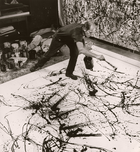 Jackson Pollock, 1950, National Portrait Gallery, Smithsonian Institution; gift of the Estate of Hans Namuth, © Hans Namuth Ltd, 6